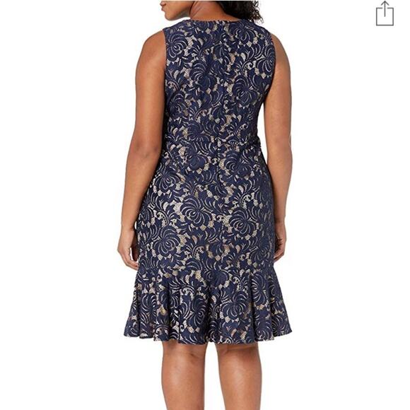 NWT Eliza J Women’s Plus Size Dress Navy size 16 - Picture 2 of 8